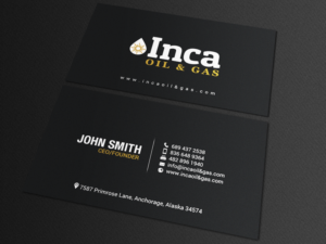 Business Card Design by chandrayaan.creative for Inca Oil and Gas | Design: #19668155