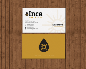Business Card Design by chandrayaan.creative for Inca Oil and Gas | Design: #19668384