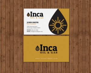 Business Card Design by chandrayaan.creative for Inca Oil and Gas | Design: #19668385
