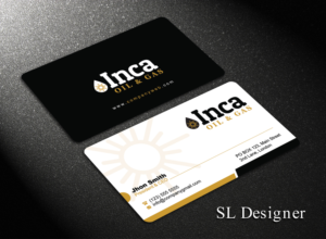 Design de Carte de Visite par SL Designer pour Inca Oil and Gas | Design : #19670925