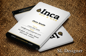Design de Carte de Visite par SL Designer pour Inca Oil and Gas | Design : #19670935