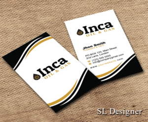 Design de Carte de Visite par SL Designer pour Inca Oil and Gas | Design : #19670942