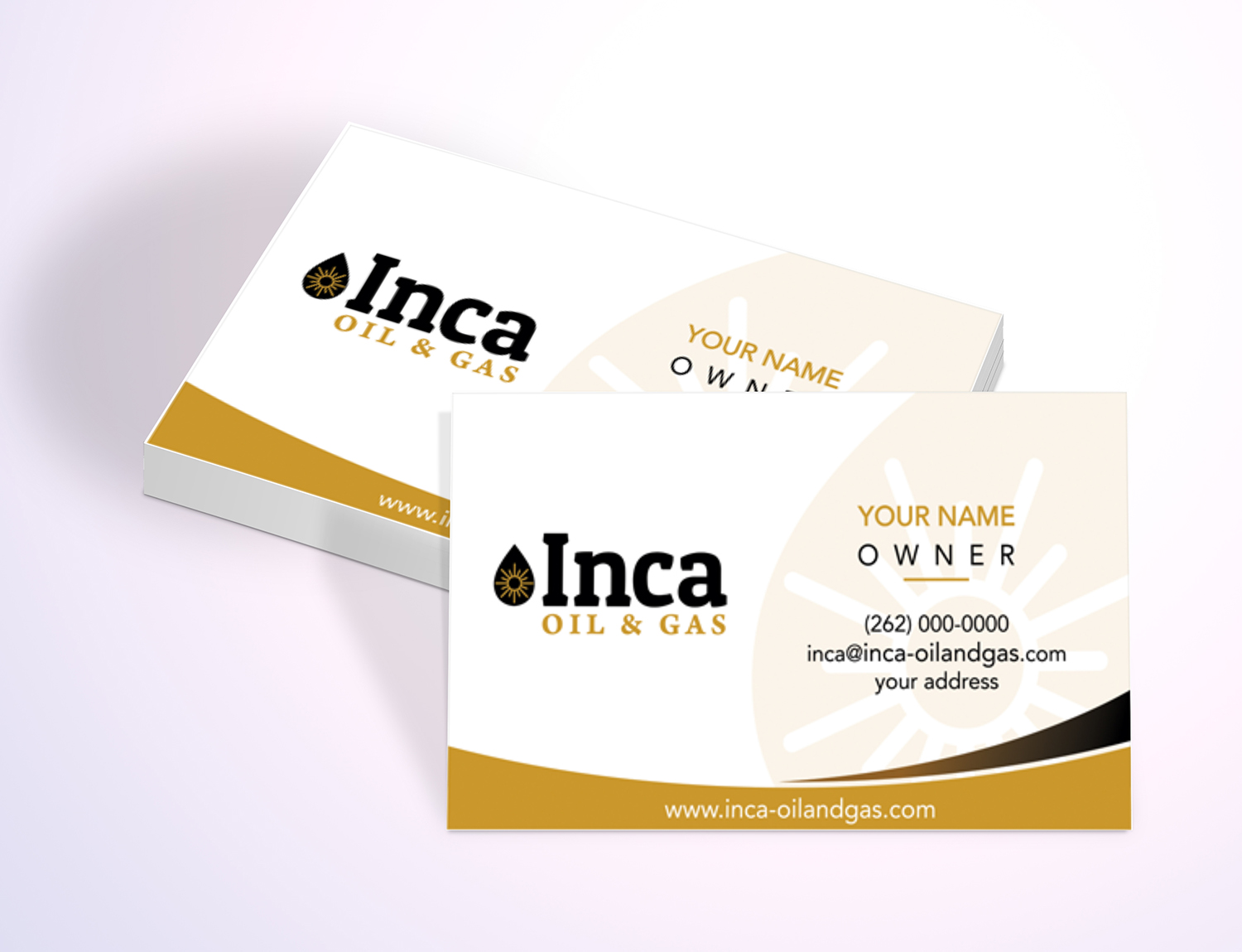 Visitenkarten-Design von dianpraditaputri für Inca Oil and Gas | Design #19679861