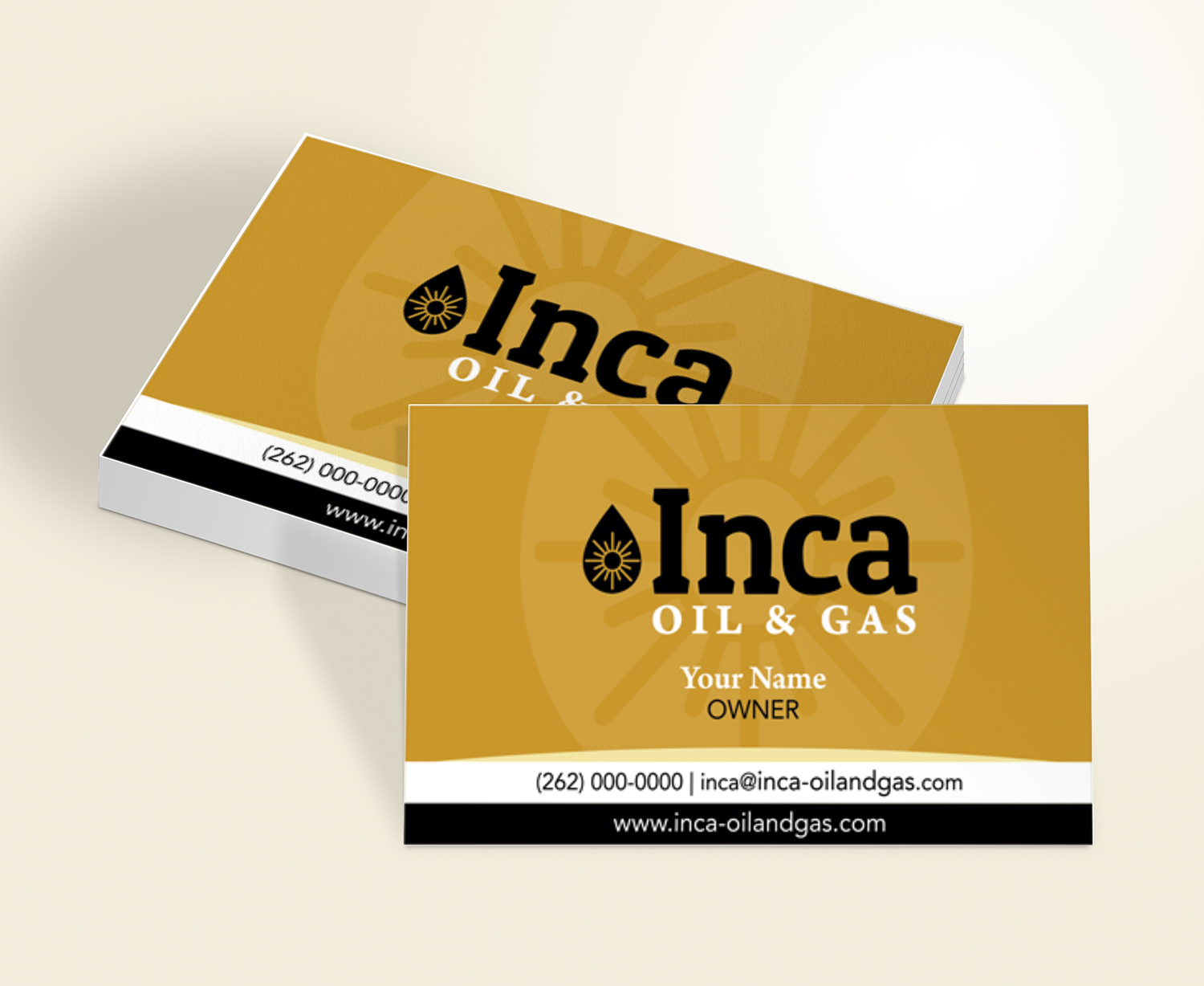 Visitenkarten-Design von dianpraditaputri für Inca Oil and Gas | Design #19679870