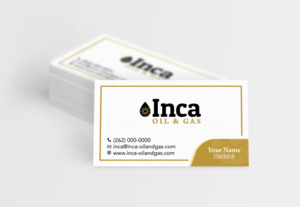 Business Card Design by dianpraditaputri for Inca Oil and Gas | Design: #19679883