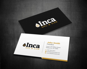 Business Card Design by mdreyad for Inca Oil and Gas | Design: #19666132