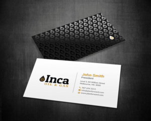 Business Card Design by mdreyad for Inca Oil and Gas | Design: #19666154