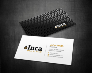 Business Card Design by mdreyad for Inca Oil and Gas | Design: #19666158