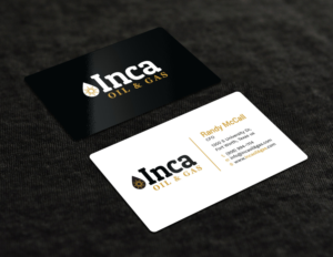 Business Card Design by Tripti Ranjan Gain for Inca Oil and Gas | Design: #19667791