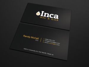 Business Card Design by Tripti Ranjan Gain for Inca Oil and Gas | Design: #19667806