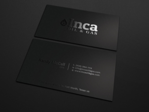 Business Card Design by Tripti Ranjan Gain for Inca Oil and Gas | Design: #19667807