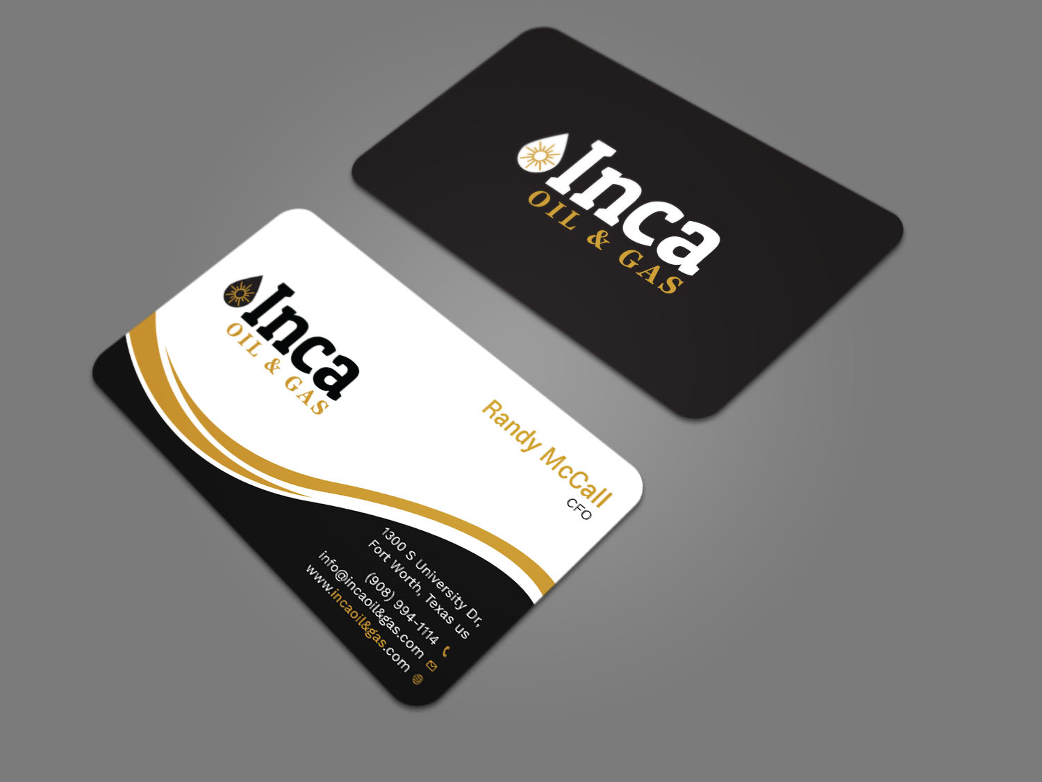 Visitenkarten-Design von Tripti Ranjan Gain für Inca Oil and Gas | Design #19667817