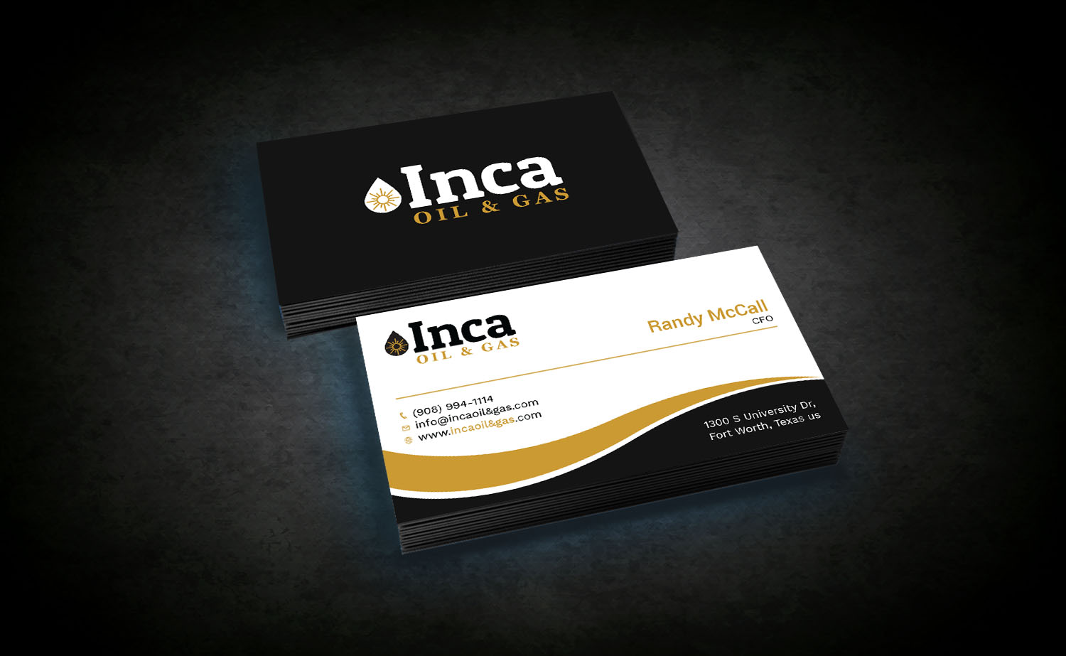 Visitenkarten-Design von Tripti Ranjan Gain für Inca Oil and Gas | Design #19667819