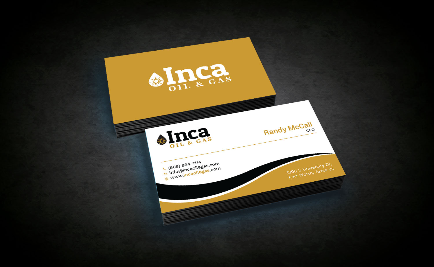 Visitenkarten-Design von Tripti Ranjan Gain für Inca Oil and Gas | Design #19667820