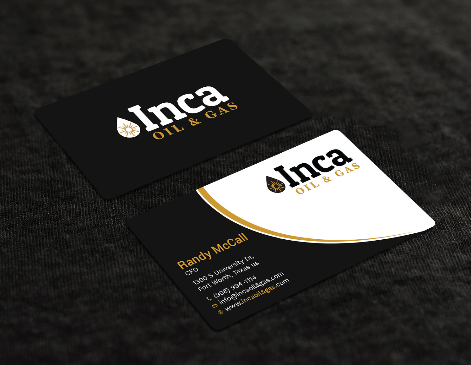 Visitenkarten-Design von Tripti Ranjan Gain für Inca Oil and Gas | Design #19667821