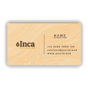 Business Card Design by sebeningjingga16 for Inca Oil and Gas | Design: #19674787