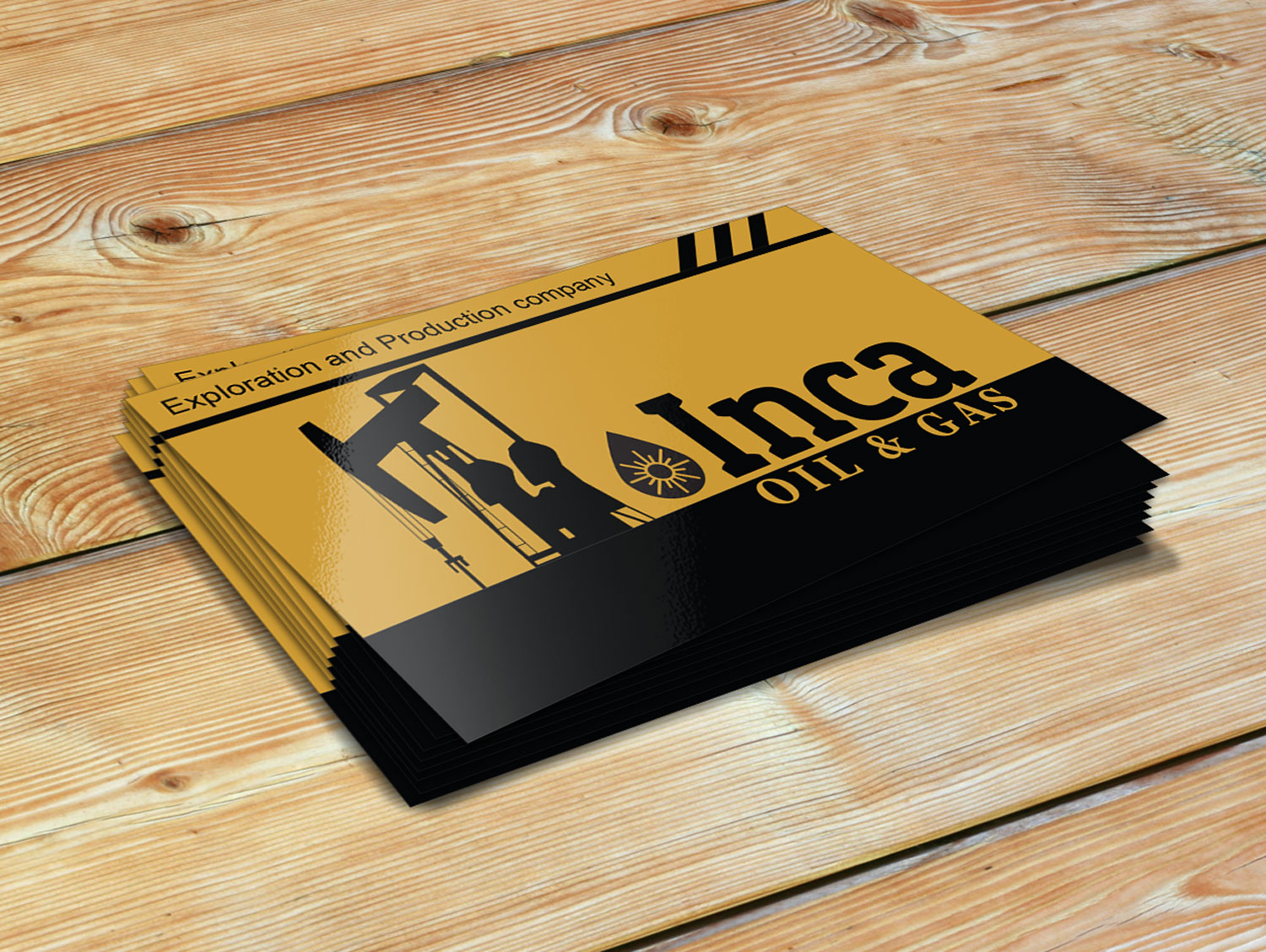 Visitenkarten-Design von Mavegz für Inca Oil and Gas | Design #19672113