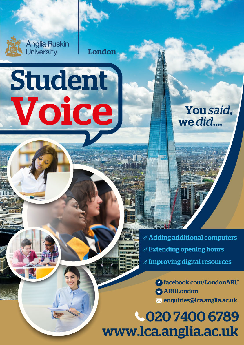 Flyer Design by Parul for Anglia Ruskin University London | Design #19723123