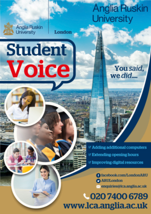 Flyer Design by Parul for Anglia Ruskin University London | Design: #19723129