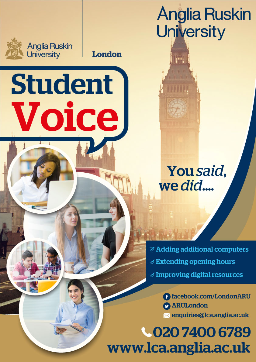 Flyer Design by Parul for Anglia Ruskin University London | Design #19723841