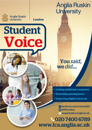 Flyer Design by Parul for Anglia Ruskin University London | Design: #19723841