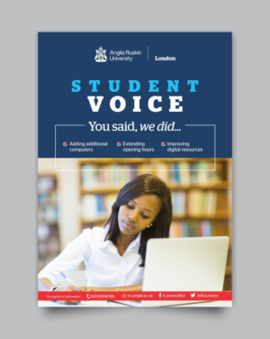 Flyer Design by DesignMarket for Anglia Ruskin University London | Design: #19723001