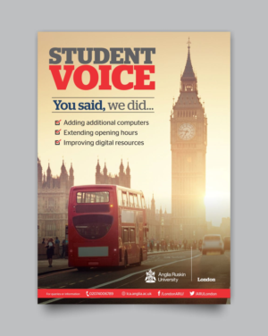 Flyer Design by DesignMarket for Anglia Ruskin University London | Design: #19723104