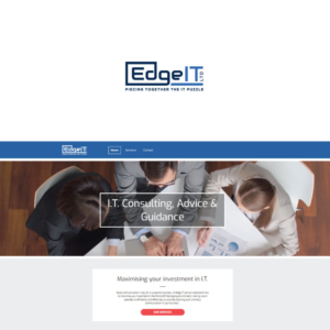 Logo Design by ecorokerz for Edge IT Ltd | Design #19666059