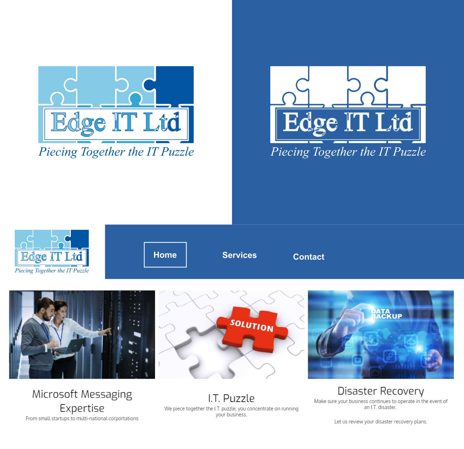 Logo Design by fatiyadesign for Edge IT Ltd | Design #19765356