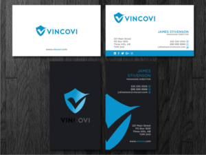 VINCOVI Business Cards | Business Card Design by Atvento Graphics