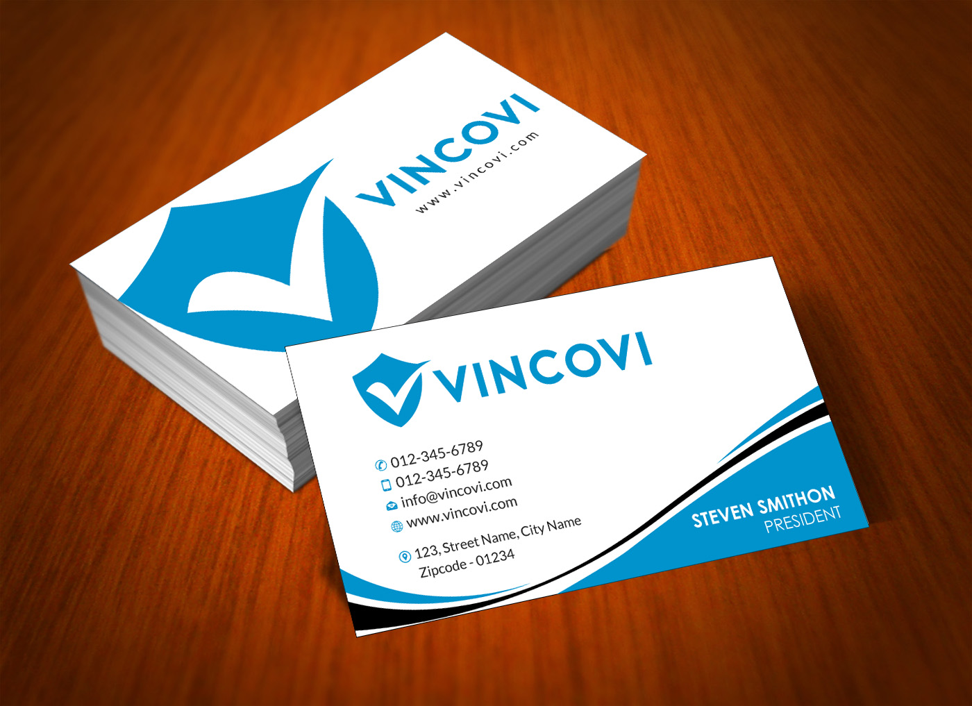 Business Card Design by Infinitive Technology for VINCOVI Technology Solutions Inc | Design #19705312