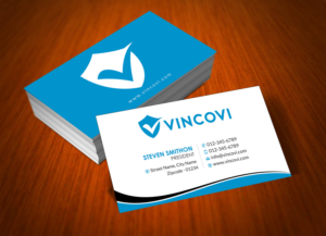 Business Card Design by Infinitive Technology for VINCOVI Technology Solutions Inc | Design: #19705331