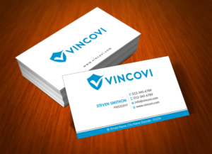 Business Card Design by Infinitive Technology for VINCOVI Technology Solutions Inc | Design: #19705353