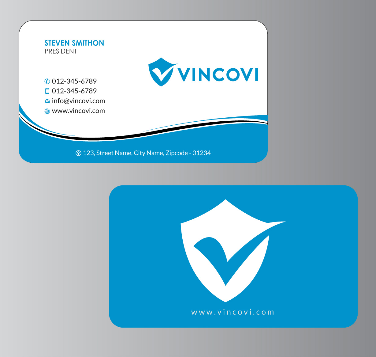 Business Card Design by Infinitive Technology for VINCOVI Technology Solutions Inc | Design #19706042