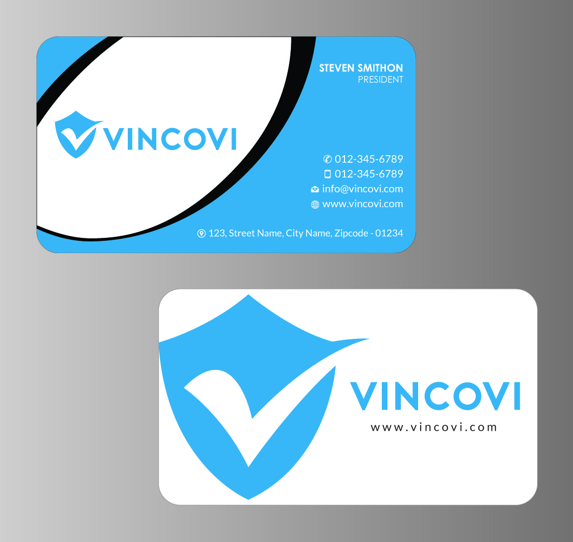 Business Card Design by Infinitive Technology for VINCOVI Technology Solutions Inc | Design #19706043
