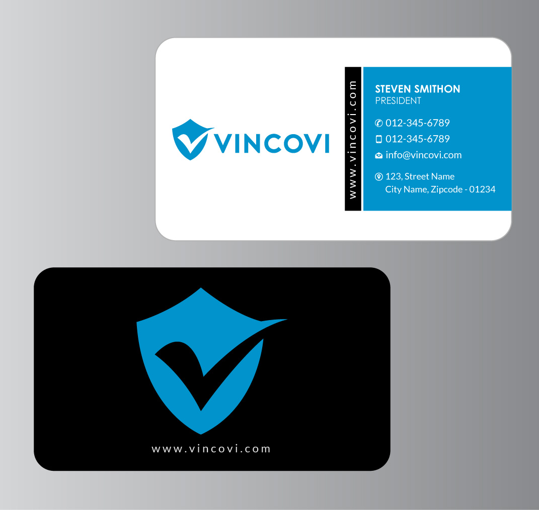 Business Card Design by Infinitive Technology for VINCOVI Technology Solutions Inc | Design #19706045