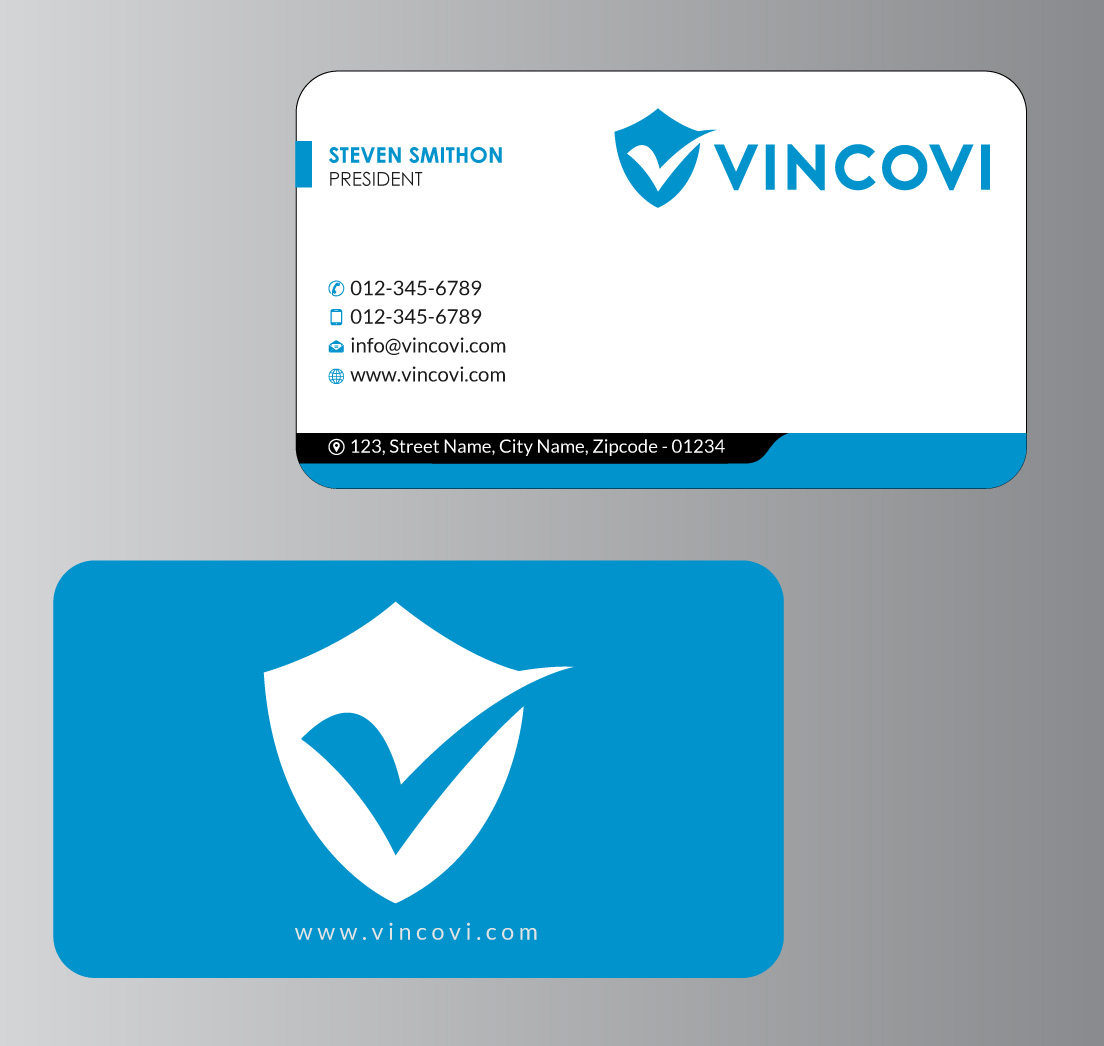 Business Card Design by Infinitive Technology for VINCOVI Technology Solutions Inc | Design #19706057