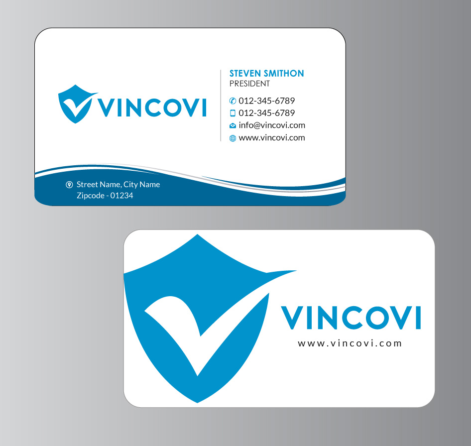 Business Card Design by Infinitive Technology for VINCOVI Technology Solutions Inc | Design #19706059
