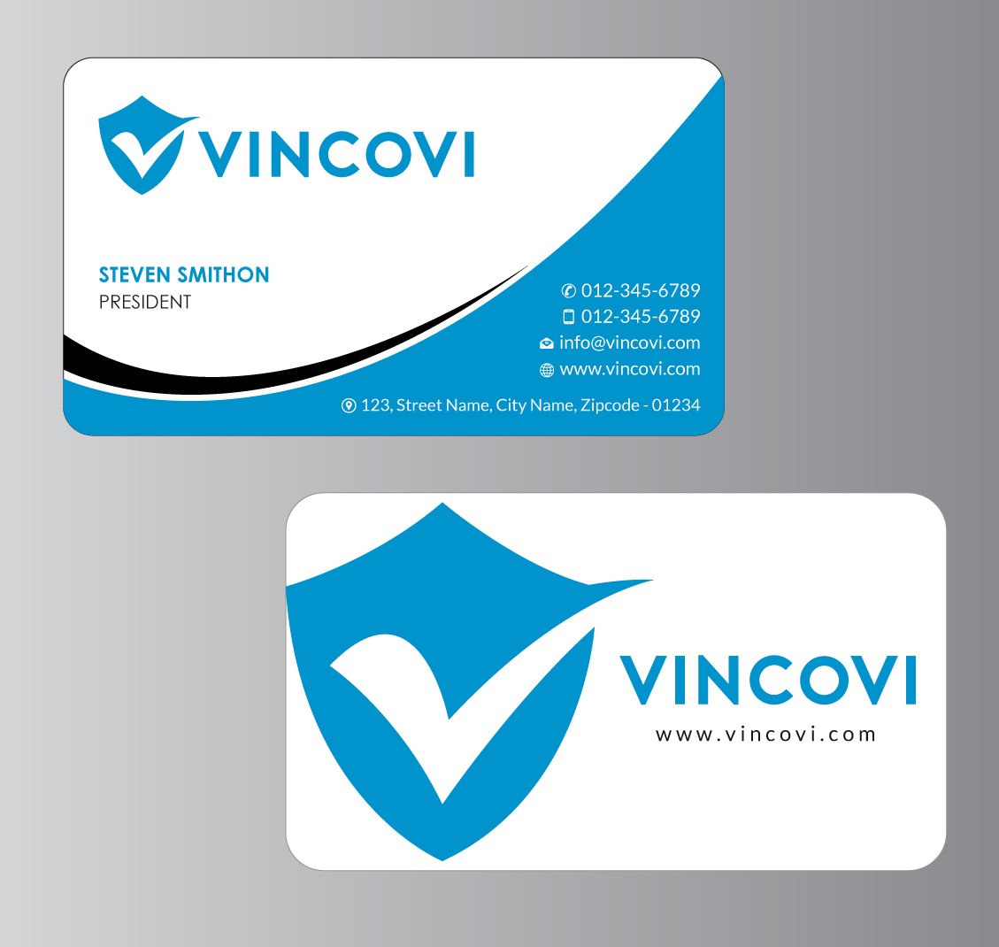 Business Card Design by Infinitive Technology for VINCOVI Technology Solutions Inc | Design #19706074