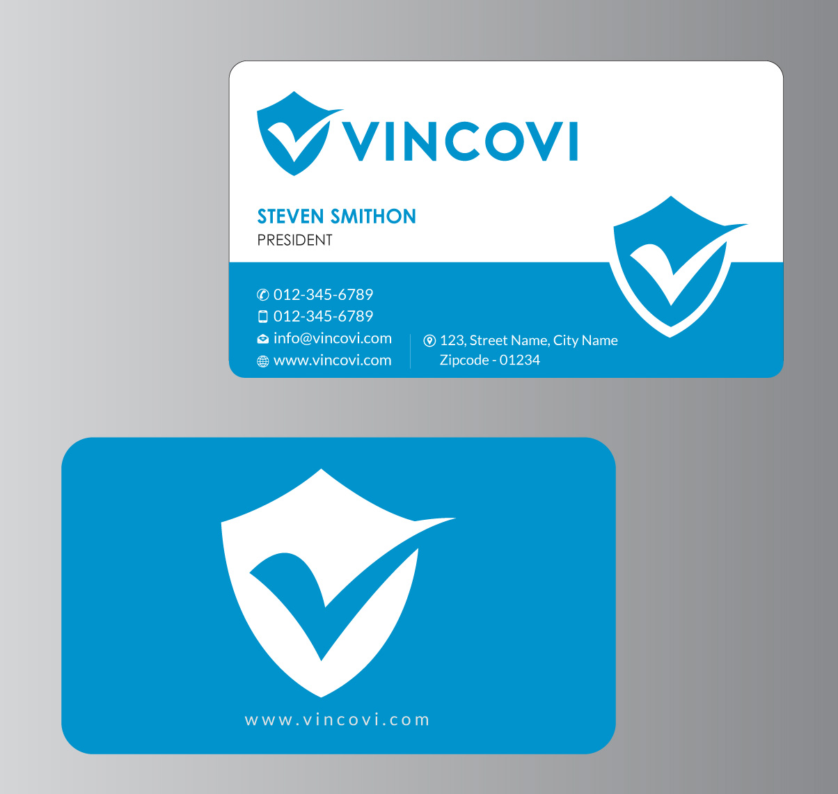 Business Card Design by Infinitive Technology for VINCOVI Technology Solutions Inc | Design #19706081