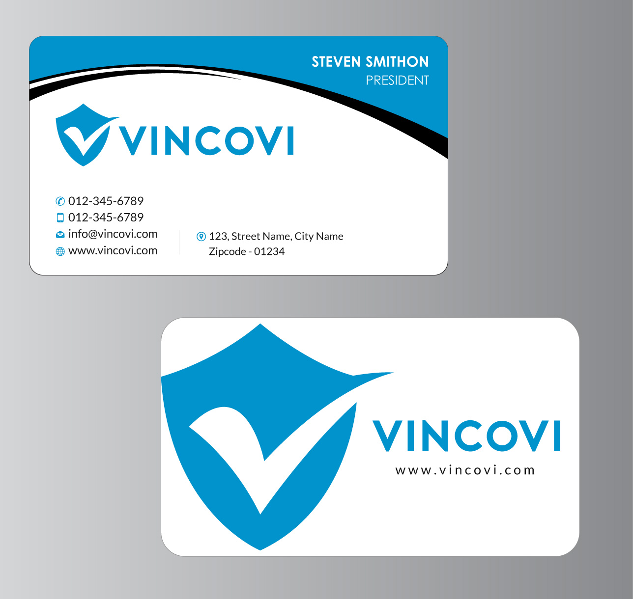 Business Card Design by Infinitive Technology for VINCOVI Technology Solutions Inc | Design #19706082