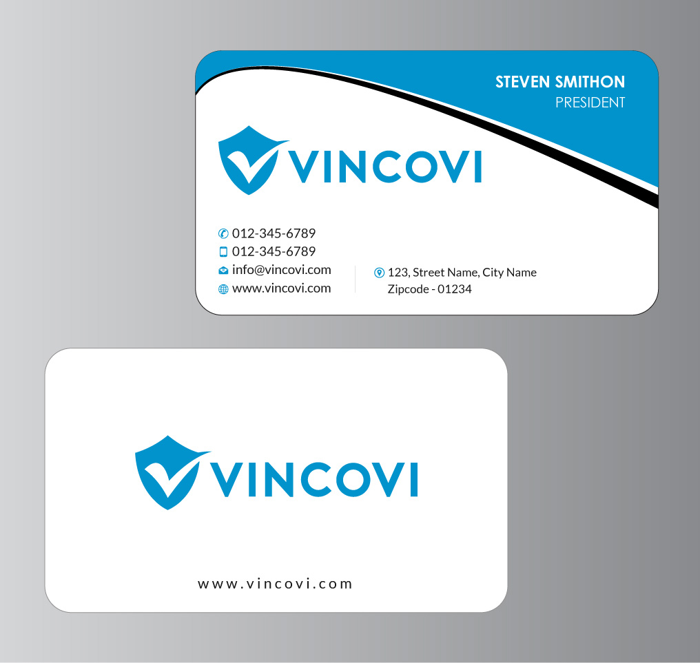 Business Card Design by Infinitive Technology for VINCOVI Technology Solutions Inc | Design #19706084