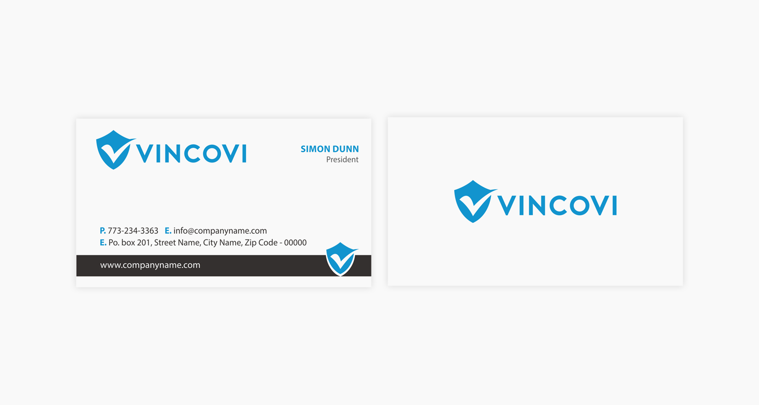 Business Card Design by Infinitive Technology for VINCOVI Technology Solutions Inc | Design #19714149