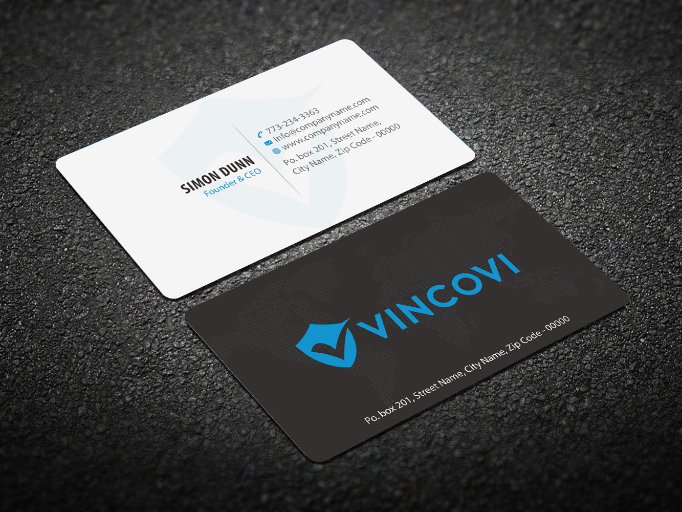 Business Card Design by Infinitive Technology for VINCOVI Technology Solutions Inc | Design #19714167