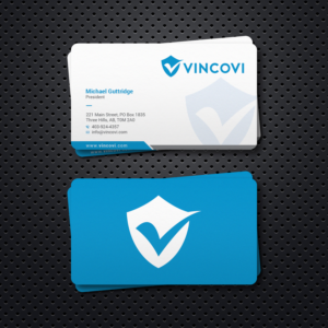 Business Card Design by OxonoArt for VINCOVI Technology Solutions Inc | Design: #19716617
