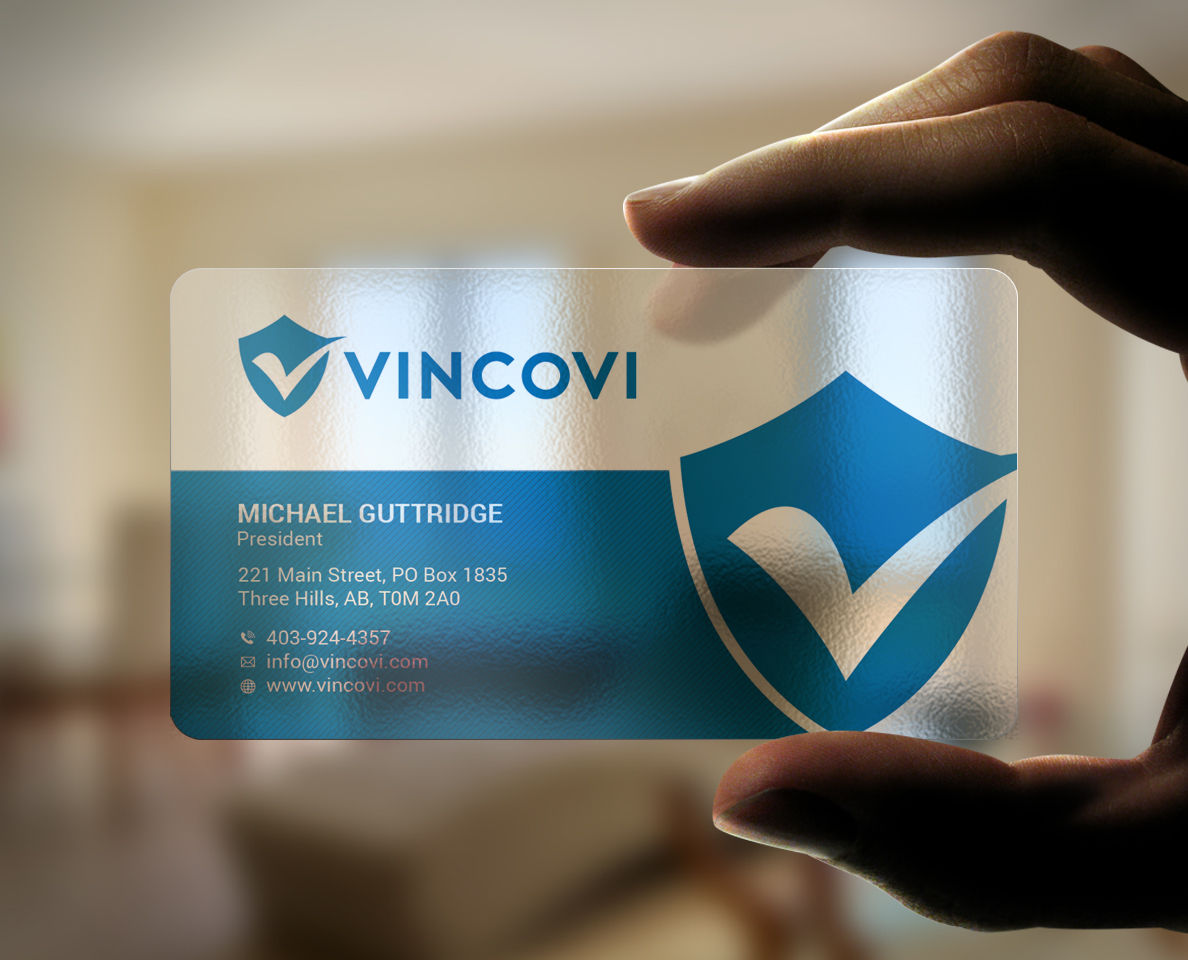 Business Card Design by OxonoArt for VINCOVI Technology Solutions Inc | Design #19716635