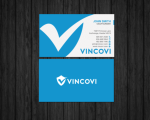 Visitenkarten-Design von chandrayaan.creative für VINCOVI Technology Solutions Inc | Design: #19666730