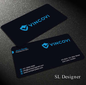 Design de Carte de Visite par SL Designer pour VINCOVI Technology Solutions Inc | Design : #19669059