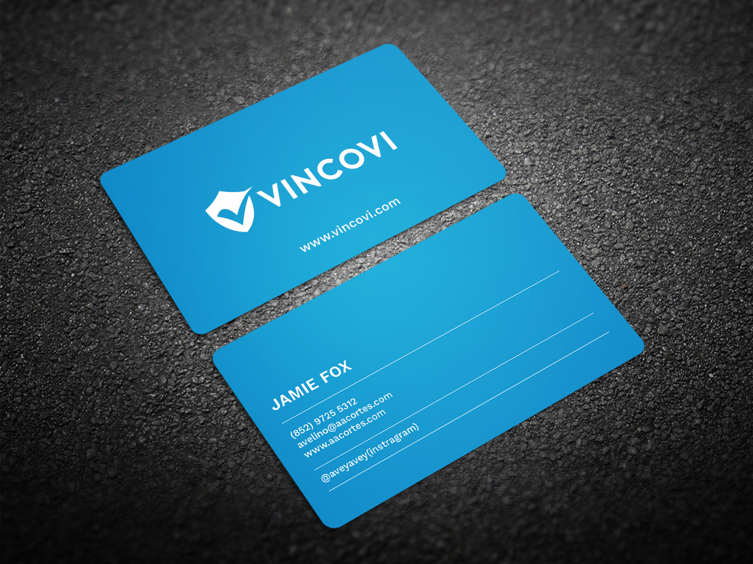 Business Card Design by Graphic Flame for VINCOVI Technology Solutions Inc | Design #19672297