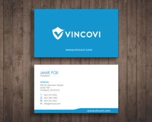 Business Card Design by Graphic Flame for VINCOVI Technology Solutions Inc | Design: #19672591